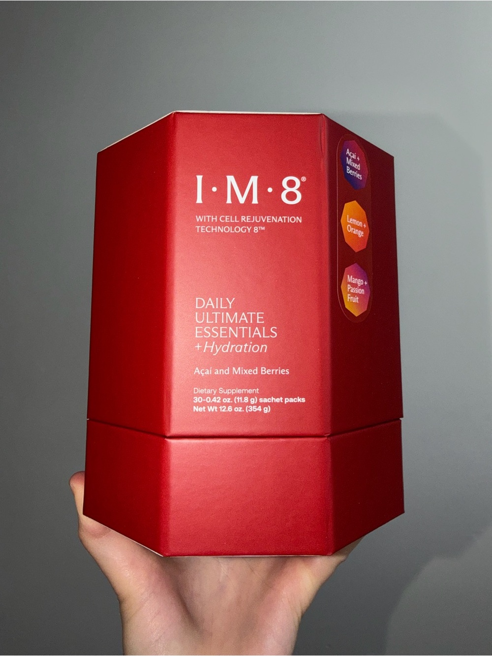 I•M·8 Daily Ultimate Essentials + Hydration - one month supply